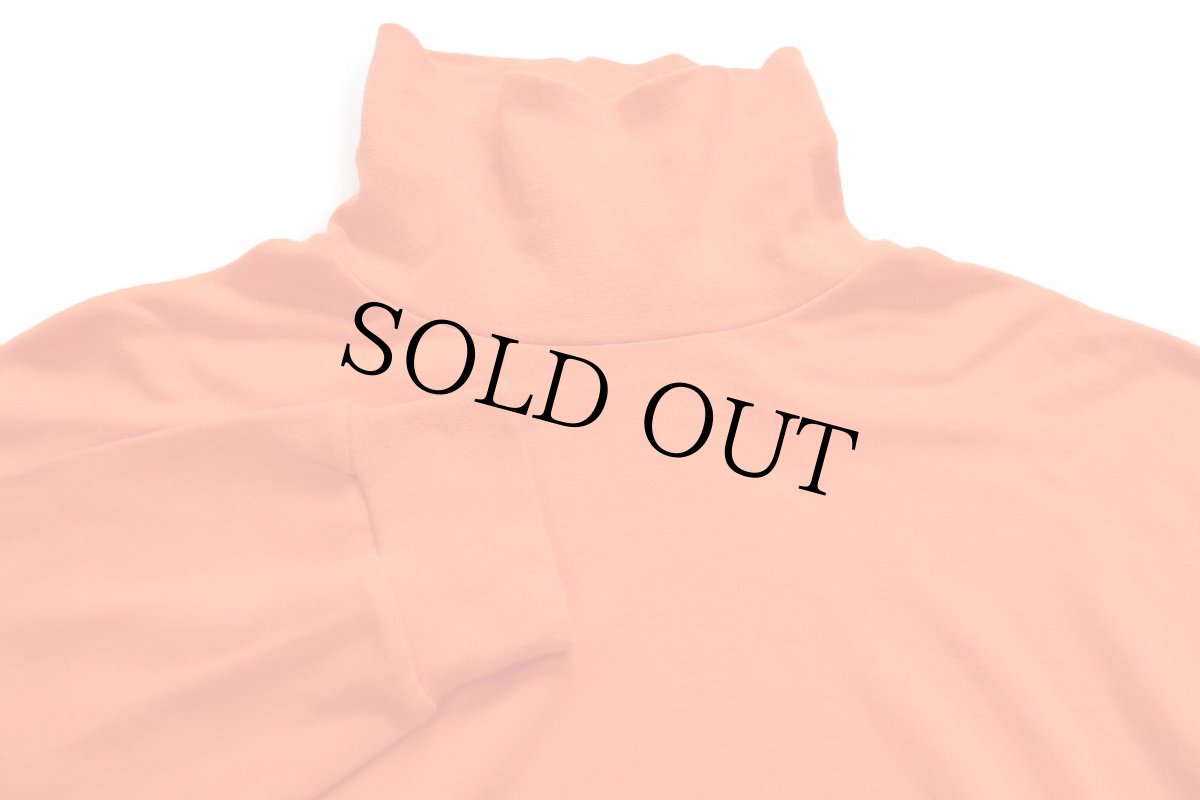 画像4: 90s USA製 GAPギャップ 無地 タートルネック コットン 長袖Tシャツ オレンジ XL (4)