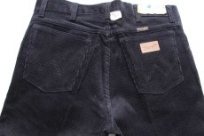 画像5: デッドストック★90s マルタ製 Wranglerラングラー コーデュロイパンツ 黒 W33 L36★ユーロ (5)