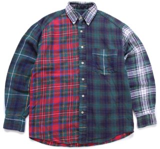 90s GAPギャップ チンスト付き ドット柄 レーヨンジャケット M