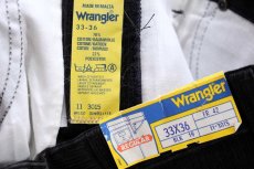 画像6: デッドストック★90s マルタ製 Wranglerラングラー コーデュロイパンツ 黒 W33 L36★ユーロ (6)