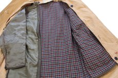 画像6: 90s USA製 L.L.Bean PRIMALOFTプリマロフト 中綿入りライナー付き ダック地 フィールドコート 茶 フェード W-S★ジャケット (6)