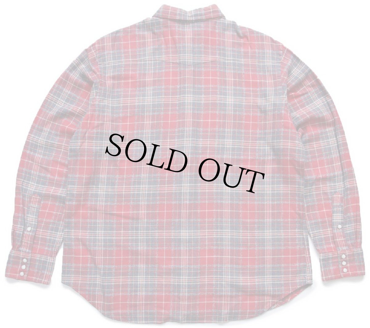 画像2: 00s ポロ ラルフローレン タータンチェック コットン フランネル ウエスタンシャツ XL (2)