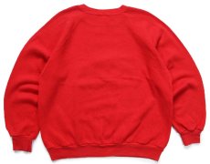 画像2: 80s USA製 JERZEES BY RUSSELLラッセル 42ND STREET ピンナップガール スウェット 赤 M (2)