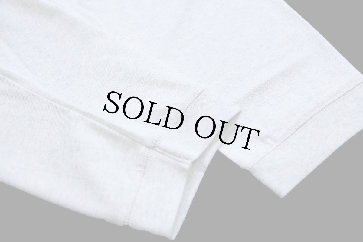 画像7: デッドストック★00s G.H.BASS 無地 ヘンリーネック コットン カットソー オートミール L (7)