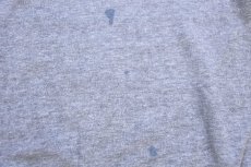 画像5: 80s USA製 Healthknit HASKELL RASCAL アライグマ 刺繍 ペンキ飛び スウェット 杢グレー XL (5)