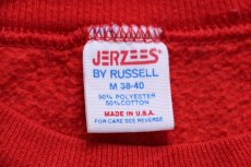 画像4: 80s USA製 JERZEES BY RUSSELLラッセル 42ND STREET ピンナップガール スウェット 赤 M (4)