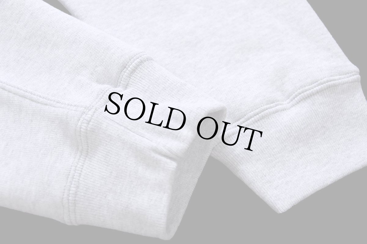 画像6: デッドストック★USA製 CAMBERキャンバー 無地 裏サーマル リバースウィーブ スウェット 杢グレー L★ブランク (6)