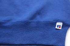 画像5: 90s USA製 RUSSELLラッセル FLORIDA 前V スウェット 青 L (5)