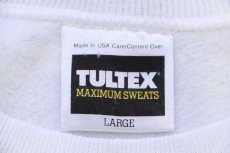 画像5: 90s USA製 TULTEX PAINTABLES クリスマスツリー イラスト ぬりえ スウェット 白 L (5)