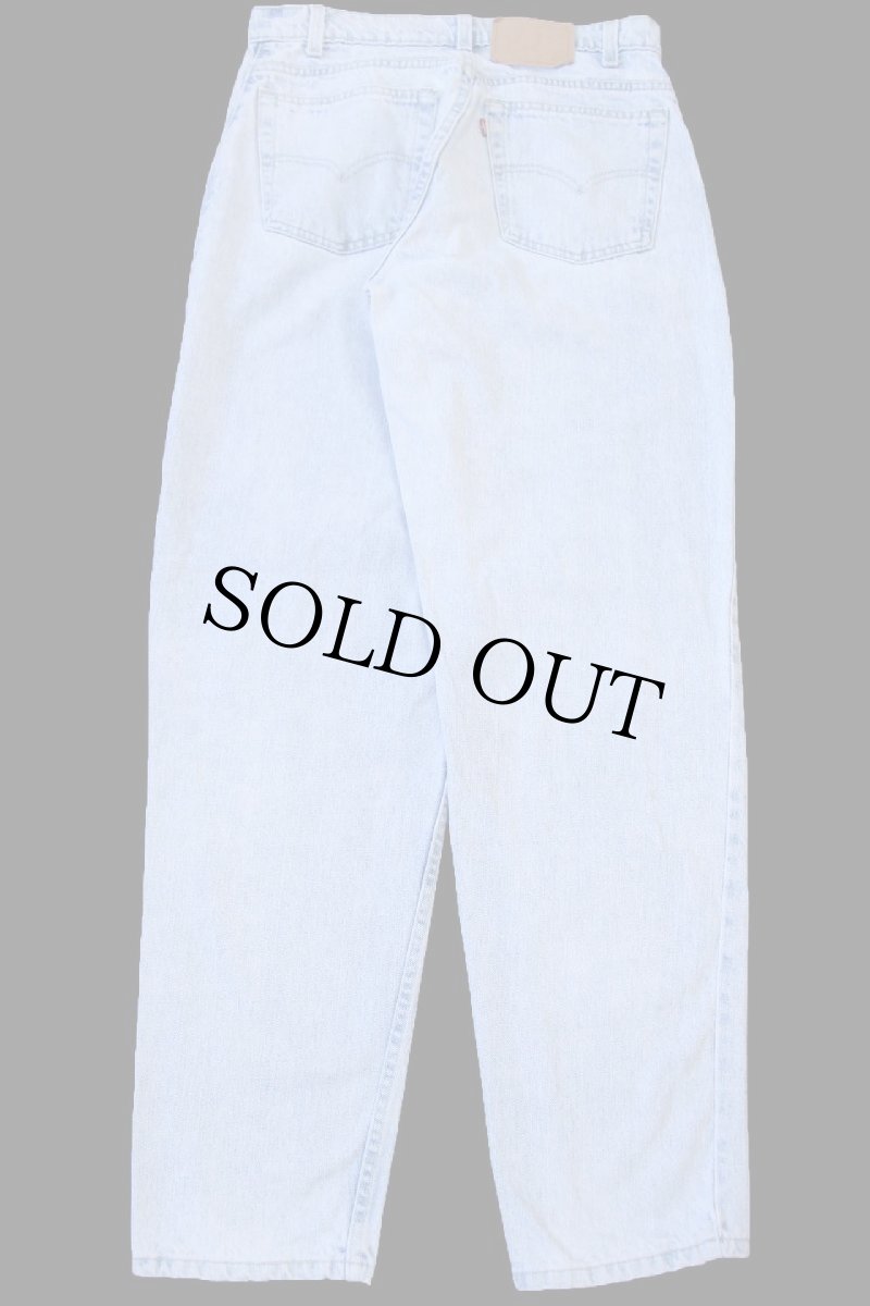 画像3: 90s USA製 Levi'sリーバイス 560 デニムパンツ アイスブルー W32 L32 (3)