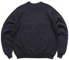 画像2: 80s USA製 JERZEES ライオン アート スウェット 黒 XL★RUSSELLラッセル (2)