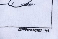 画像4: 90s USA製 TULTEX PAINTABLES クリスマスツリー イラスト ぬりえ スウェット 白 L (4)