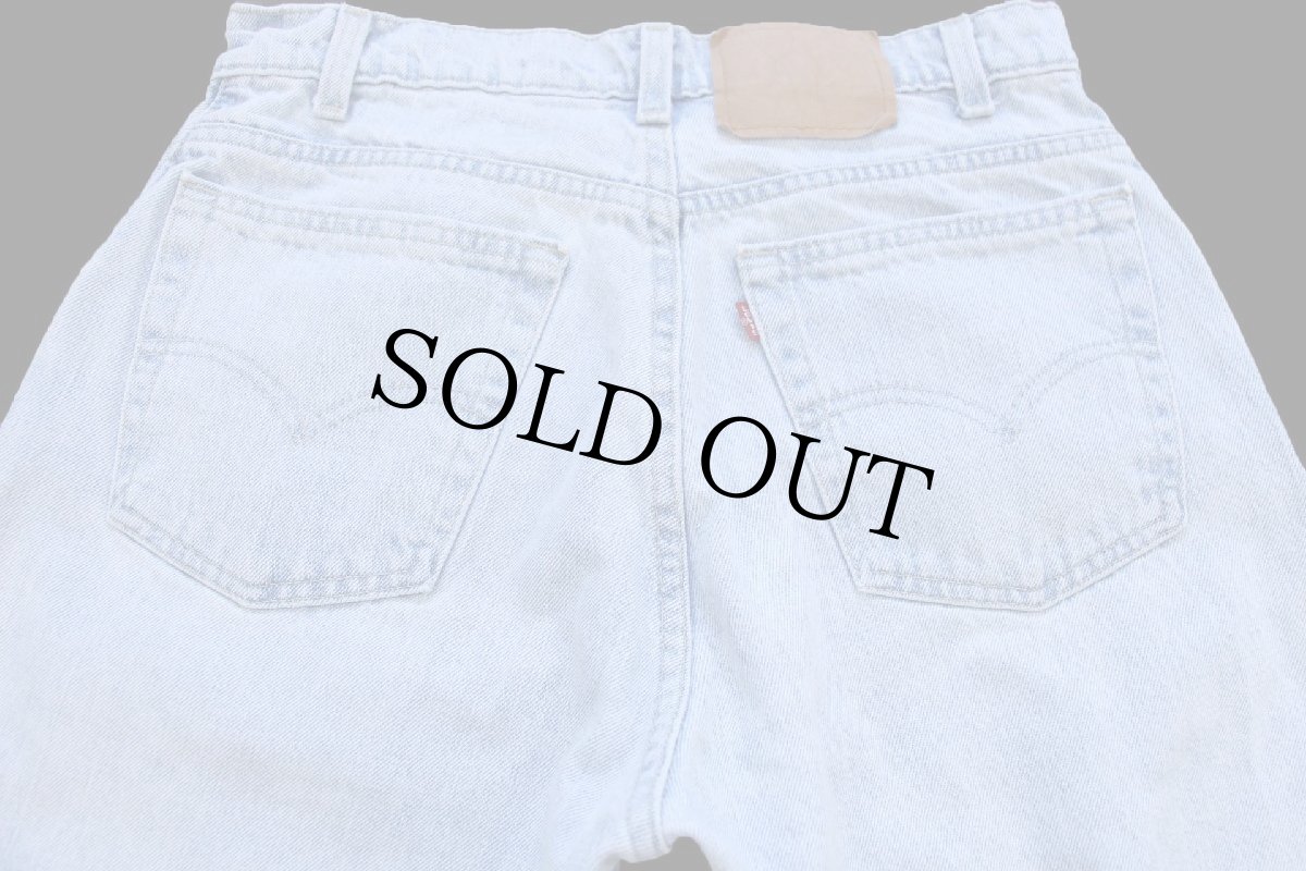 画像5: 90s USA製 Levi'sリーバイス 560 デニムパンツ アイスブルー W32 L32 (5)