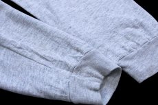 画像5: 80s USA製 Championチャンピオン OREGON STATE レイヤードネック スウェット 杢グレー L (5)