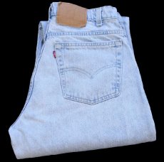 画像1: 90s USA製 Levi'sリーバイス 560 デニムパンツ アイスブルー W32 L32 (1)