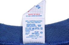 画像4: 90s USA製 JERZEES NHL NEW YORK RANGERS スウェット 青 XL (4)