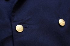 画像5: 90s USA製 GAPギャップ ダブルブレスト ウーステッド ウール テーラードジャケット 紺ブレ 42★ブレザー (5)