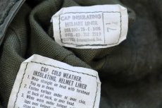 画像4: 70s 米軍 U.S.ARMY ヘルメットライナー キャップ オリーブグリーン 7 1/4 (4)