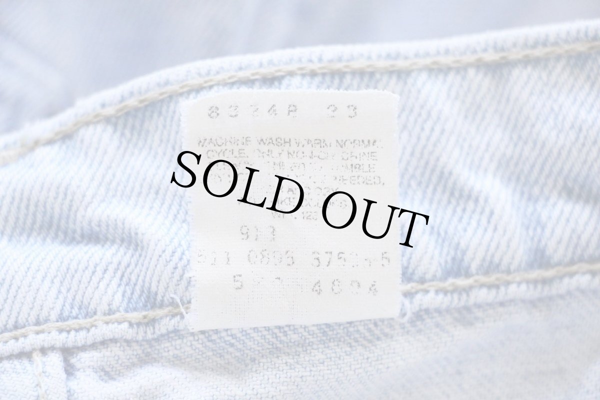 画像7: 90s USA製 Levi'sリーバイス 560 デニムパンツ アイスブルー W32 L32 (7)