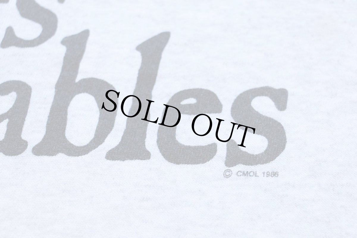 画像4: 00s Hanes Les Miserables レ ミゼラブル ミュージカル スウェット 杢ライトグレー L (4)