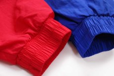 画像6: 90s USA製 Burnham Racing BY swingster チェッカーフラッグ刺繍 トリコカラー 切り替え ナイロン レーシングジャケット (6)