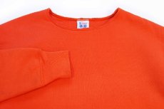 画像3: 80s USA製 AMERICA'S FINEST 無地 ダブルフェイス スウェット カスタム オレンジ XL★ブランク (3)