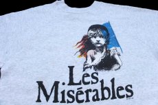 画像3: 00s Hanes Les Miserables レ ミゼラブル ミュージカル スウェット 杢ライトグレー L (3)