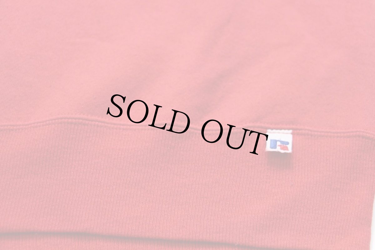 画像5: 90s USA製 RUSSELLラッセル JOHNSTONS TOYOTA トヨタ 前V スウェット 赤 L (5)