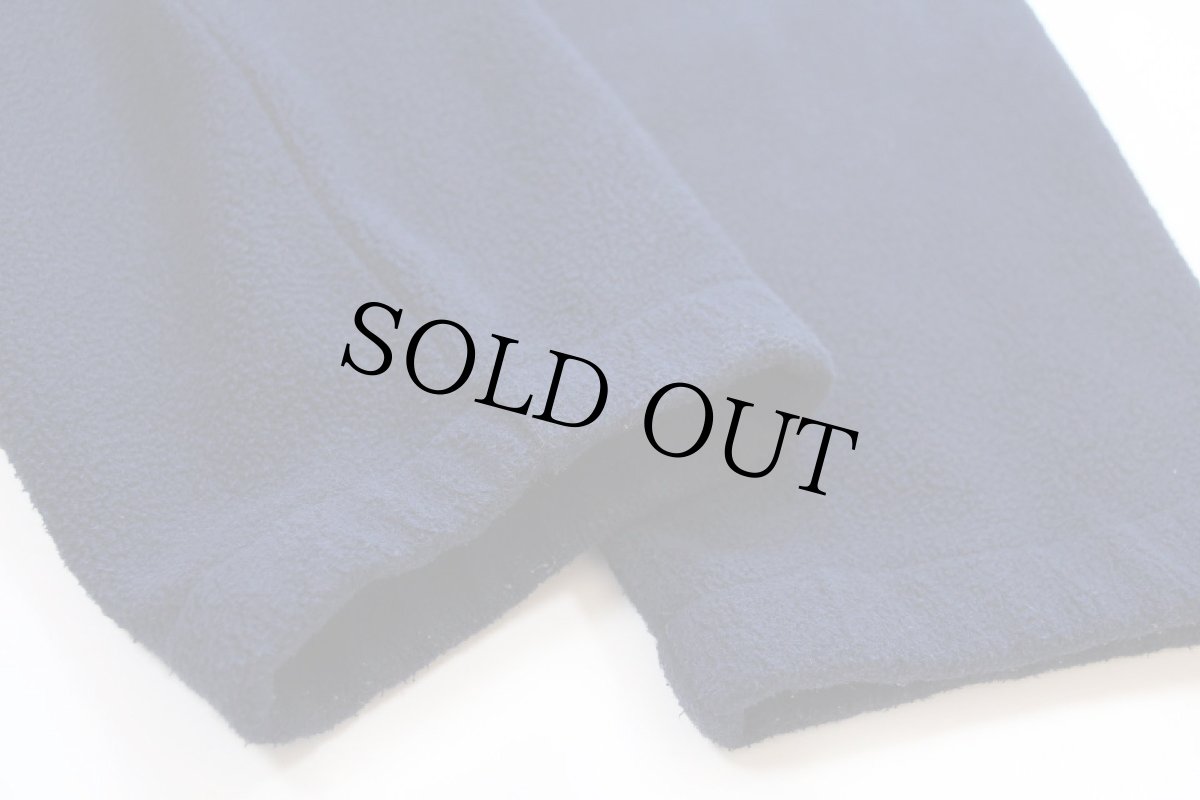 画像7: 90s USA製 ポロ ラルフローレン チンスト付き ワンポイント フリースジャケット 紺 M (7)