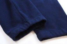 画像7: 90s USA製 ポロ ラルフローレン チンスト付き ワンポイント フリースジャケット 紺 M (7)