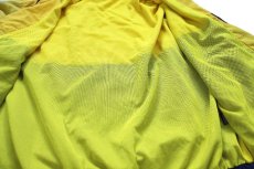 画像6: 90s POLO SPORT ポロ スポーツ ラルフローレン チンスト付き ツートン ナイロンジャケット 紺×黄 L (6)