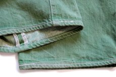画像8: Levi'sリーバイス 501 ペンキ飛び 先染め カラーデニムパンツ 緑 W42★SDP3398 (8)