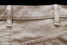 画像7: メキシコ製 Levi'sリーバイス 501 後染め カラーデニムパンツ カーキ W40 L32★SDP3725 (7)