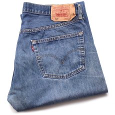 画像1: トルコ製 Levi'sリーバイス 501 デニムパンツ ヒゲ W38★SDP3162 ユーロ (1)