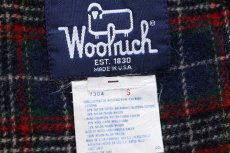 画像4: 80s USA製 Woolrichウールリッチ タータンチェック ウールライナー マウンテンパーカー タン S (4)