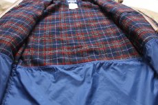 画像5: 80s USA製 Woolrichウールリッチ タータンチェック ウールライナー マウンテンパーカー タン S (5)