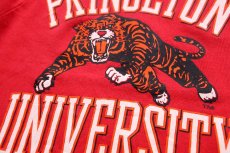 画像4: 90s USA製 PRINCETON UNIVERSITY タイガー スウェット 赤 XL (4)