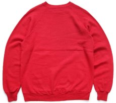 画像2: 80s USA製 HERSHEY'Sハーシーズ チョコレート ロゴ CHOCOLATE TOWN PENNSYLVANIA スウェット 赤 L★RUSSELLラッセル (2)