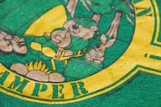 画像4: 80s USA製 ALL AMERICAN CAMPER キャンプ スウェット 緑 L (4)