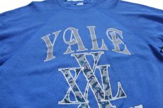 画像3: 80s YALE ATHLETIC DEPT. スウェット 青 (3)