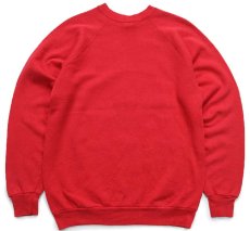 画像2: 90s USA製 PRINCETON UNIVERSITY タイガー スウェット 赤 XL (2)