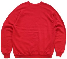 画像2: 80s USA製 FRANKLIN KNIGHTS ナイト スウェット 赤 XL★RUSSELLラッセル (2)