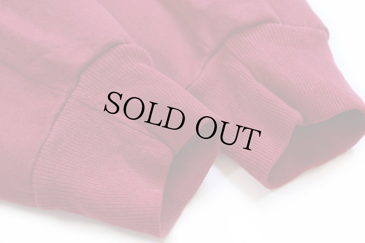 画像6: 90s USA製 RUSSELLラッセル NFL WASHINGTON REDSKINS インディアンヘッド ひび割れプリント 前V スウェット バーガンディ M (6)