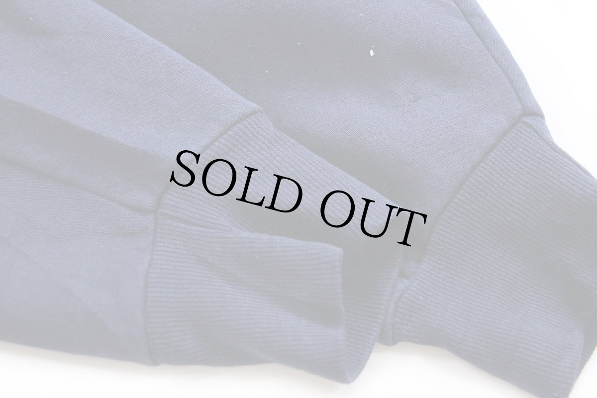 画像6: 90s メキシコ製 RUSSELLラッセル MARK MORRIS BASKETBALL ライオン ひび割れプリント スウェットパーカー 紺 XXL★特大 フーディー (6)