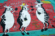 画像4: 80s MILK DUDES 牛 イラスト スウェット グリーン L (4)