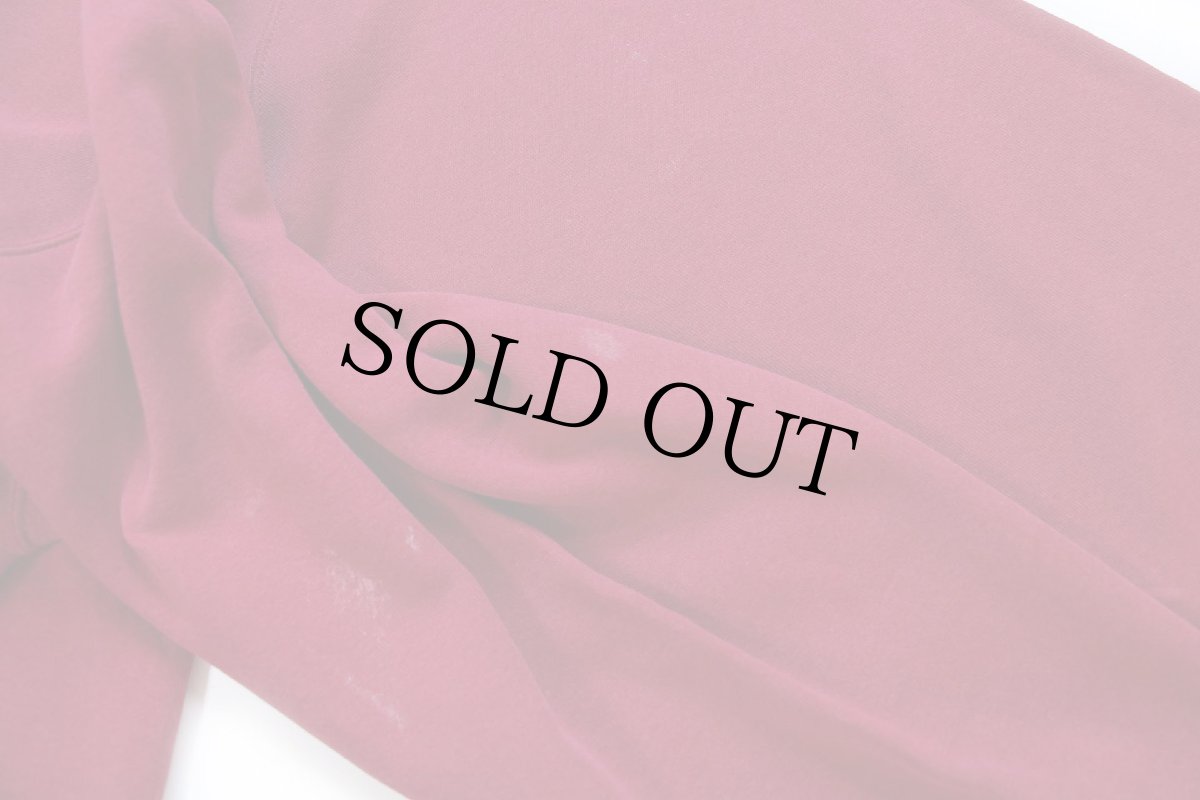 画像7: 90s USA製 RUSSELLラッセル NFL WASHINGTON REDSKINS インディアンヘッド ひび割れプリント 前V スウェット バーガンディ M (7)