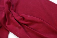 画像7: 90s USA製 RUSSELLラッセル NFL WASHINGTON REDSKINS インディアンヘッド ひび割れプリント 前V スウェット バーガンディ M (7)