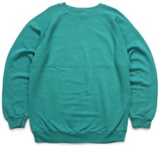 画像2: 80s MILK DUDES 牛 イラスト スウェット グリーン L (2)