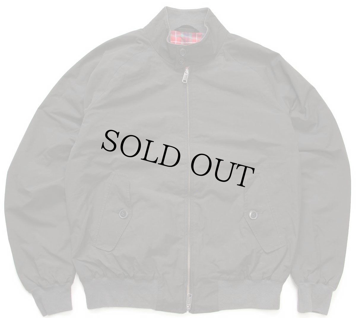 画像1: 英国製 BARACUTAバラクータ G9 タータンチェックライナー ハリントンジャケット チャコールグレー 42 (1)