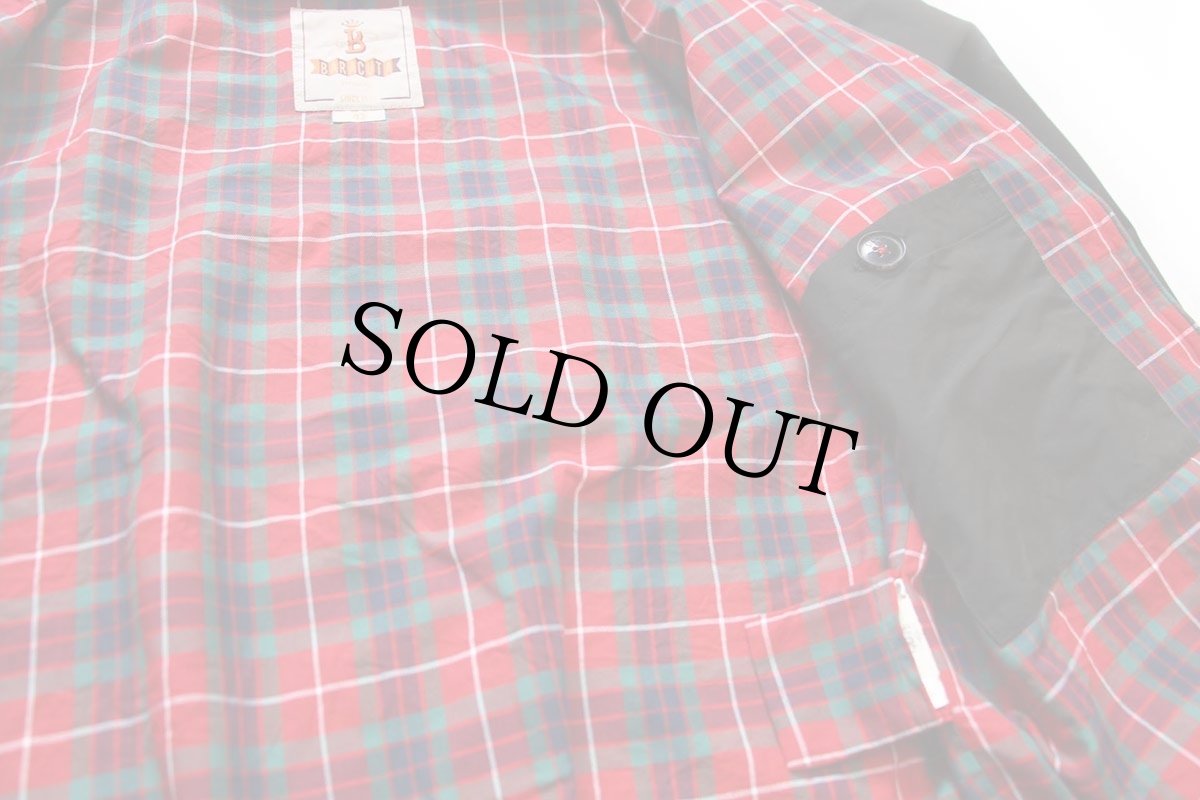 画像5: 英国製 BARACUTAバラクータ G9 タータンチェックライナー ハリントンジャケット チャコールグレー 42 (5)